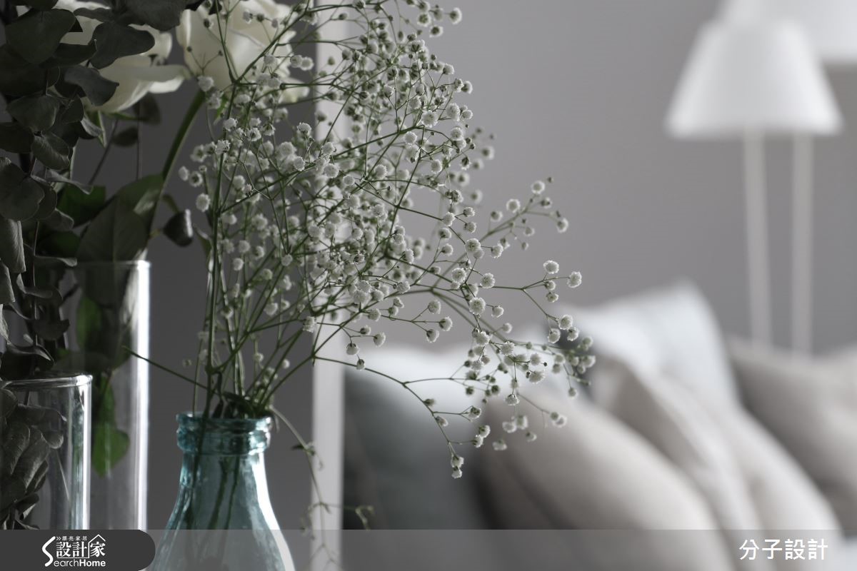 52 坪北歐風居家，設計師於公領域融入開放式規劃，並